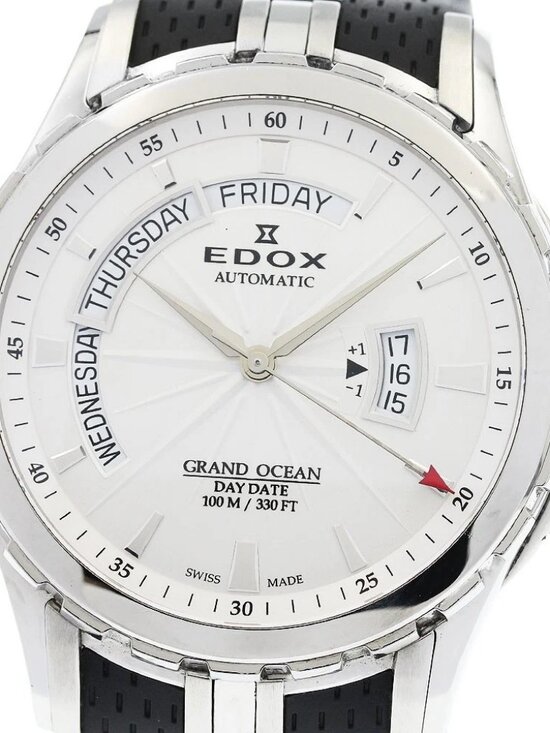 Edox Grand Ocean 83006 - Best Damn Watch Forum EDOX Grand Ocean 83006-3-AIN Day date Silver Dial Automatic Men\'s Watch_958199